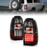 ANZO 2001-2002 Toyota 4 Runner LED Taillights Black 311099