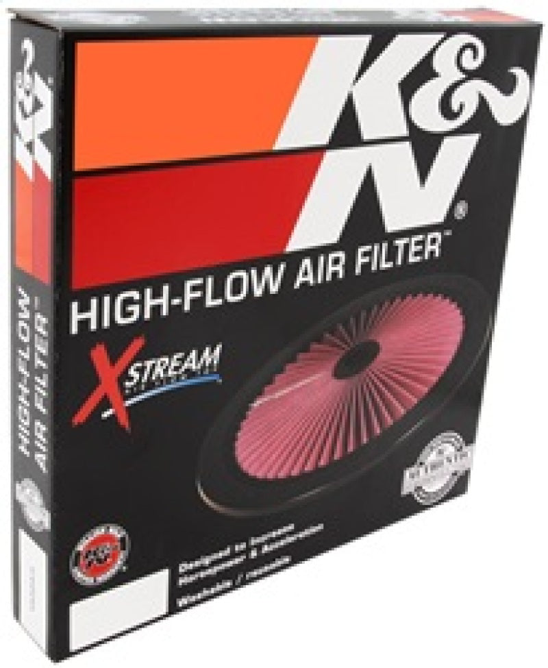 K&N X-Stream Top Filter X-Stream 14 inch OD Black 66-1401