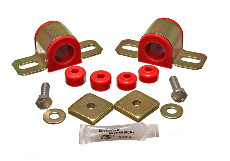 Energy Suspension 95-98 Nissan 240SX (S14) Red 27mm Front Sway Bar Frame Bushings (Sway bar end link 7.5114R