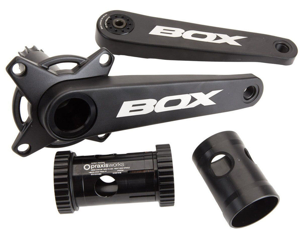 BOX Vector Cranks 175mm Black 35mm Spindle - Bb30 Required BX-CK1335175-BK