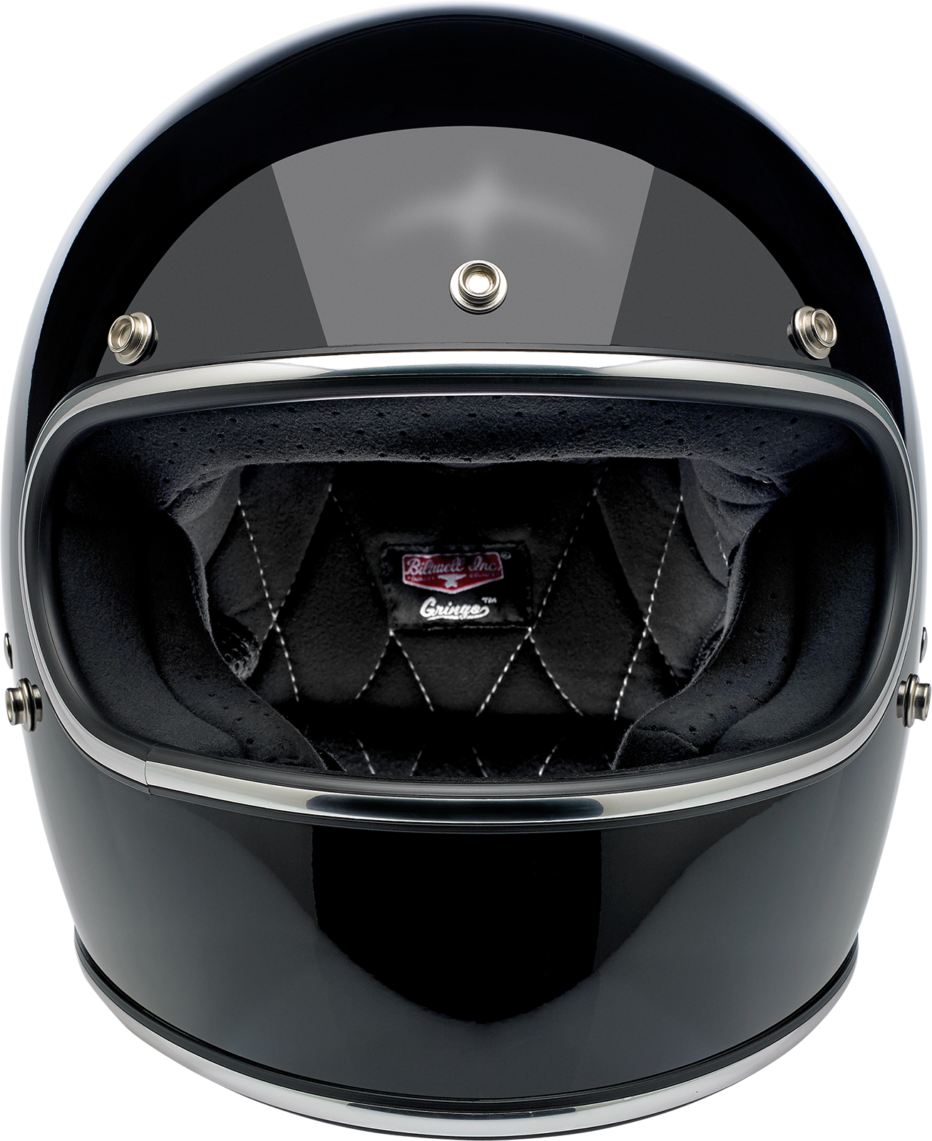 BILTWELL Gringo Helmet - Gloss Black - Medium 1002-101-103