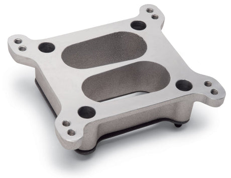 Edelbrock Carb Adapter Allows Rochester 4 Jet to Squarebore Fit 1106