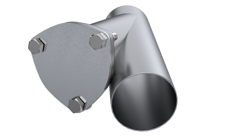 QTP 3in Weld-On QTEC Exhaust Cutout Y-Pipe 10300