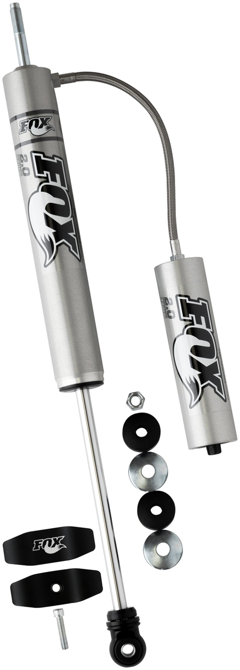 Fox 2.0 Performance Series 10.1in. Smooth Body Remote Res. Shock w/Stem Mount / Std Travel - Black 985-24-057
