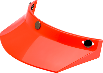 BILTWELL Moto 3-Snap Visor - Orange 2002-565