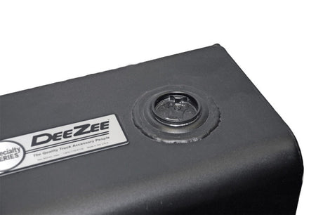 Deezee Universal Tanks - Auxiliary Short Rectangle Black Steel DZ 91753XSB