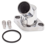 Edelbrock Waterneck Sbc/BBC 45-Degree Two-Piece Cast SwIVel Polished 4817