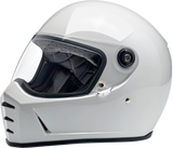 BILTWELL Lane Splitter Helmet - Gloss White - Large 1004-104-104