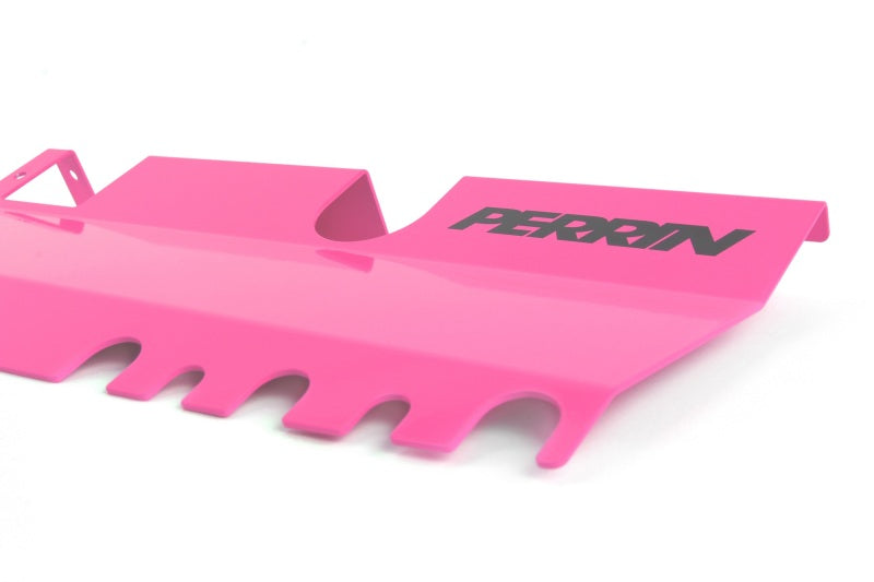 Perrin 15-21 WRX/STI Radiator Shroud (With OEM Intake Scoop) - Hyper Pink PSP-ENG-512-4HP