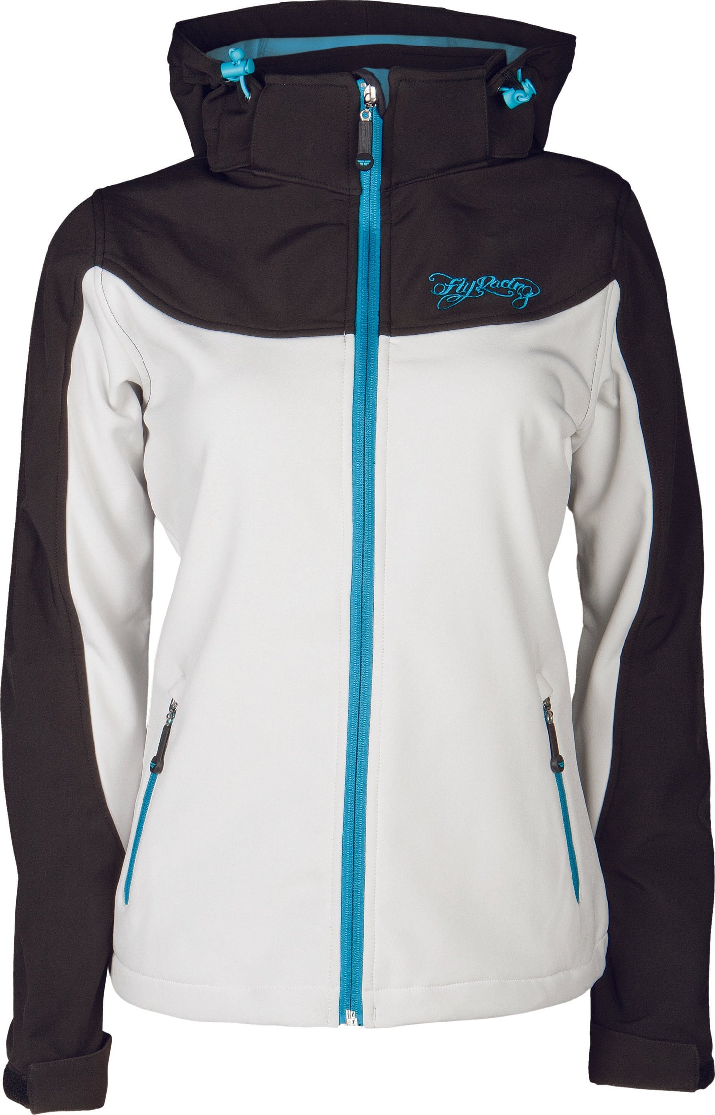 FLY RACING Pinned & Needles Jacket White/Black L 358-5064L