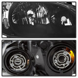 xTune 04-05 Honda Civic (Excl Hatchback/Si) OEM Style Headlights - Black (HD-JH-HC04-4D-AM-BK) 9042706