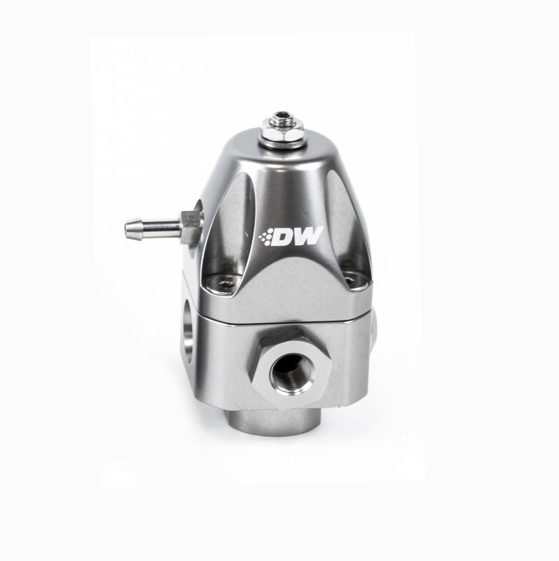 DeatschWerks DWR1000c Adjustable Fuel Pressure Regulator Dual 6AN Inlet and 6AN Outlet - Titanium 6-1002-FRT