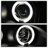 Spyder BMW E46 3-Series 02-05 4DR Projector Headlights 1PC LED Halo Blk PRO-YD-BMWE4602-4D-AM-BK 5042415