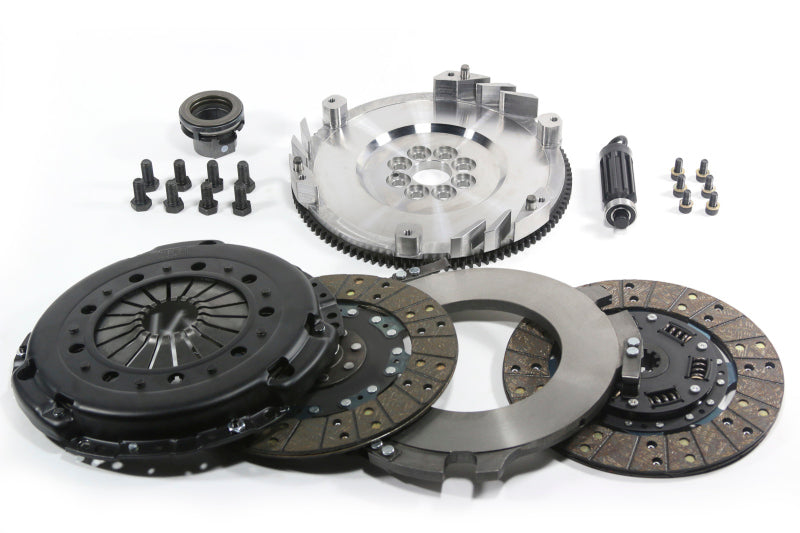DKM Clutch BMW E34/E36/E39/E46/Z3 (6 Cyl) MS Twin Disc Clutch w/Steel Flywheel (660 ft/lbs Torque) MS-006-005