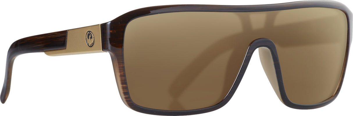 DRAGON Remix Sunglasses Matte Wood Grain W/Bronze Ion Lens 225046822229