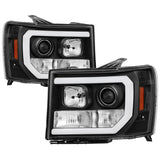 Spyder GMC Sierra 1500/2500/3500 07-13 V2 Projector Headlights- Black PRO-YD-GS07V2-LBDRL-BK 5083630