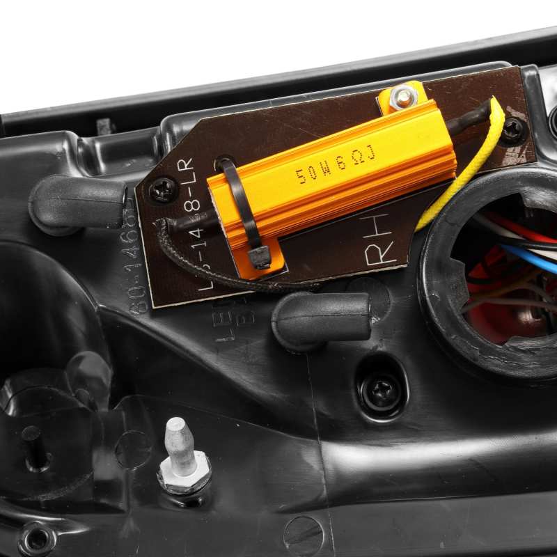 AlphaRex 97-03 Ford F-150 (Excl 4 Door SuperCrew Cab) PRO-Series LED Tail Lights Jet Black 654010