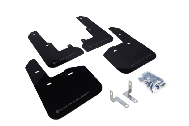 Rally Armor 15-19 Subaru Legacy Black UR Mud Flap w/ Grey Logo MF34-UR-BLK/GRY