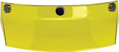 BILTWELL Moto 3-Snap Visor - Yellow 2002-103