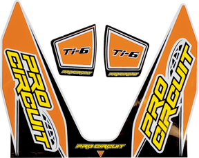 PRO CIRCUIT Ti-6 Decal - Orange DC22TI6-ORANGE