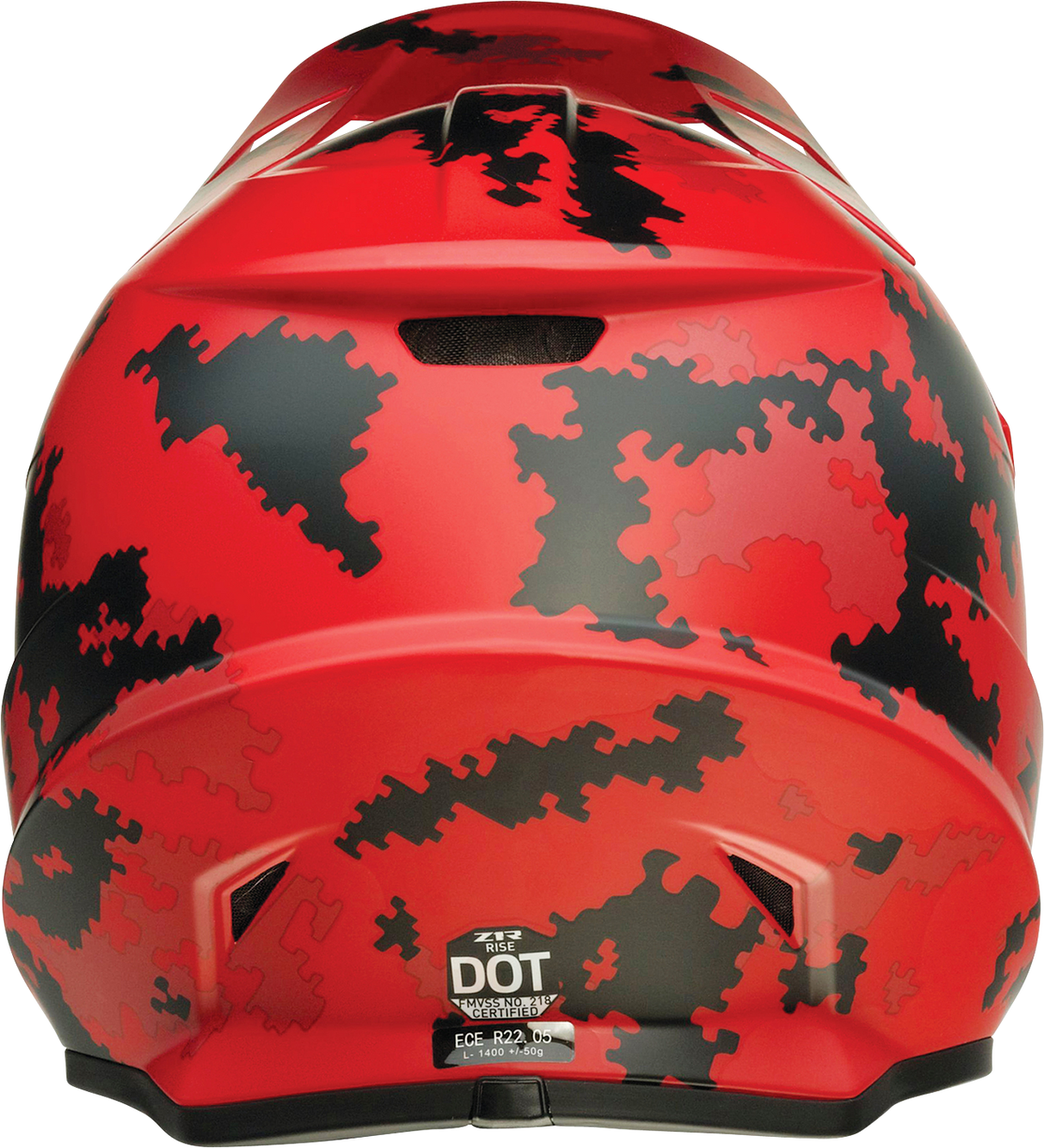 Z1R Rise Helmet - Digi Camo - Red - Small 0110-7281