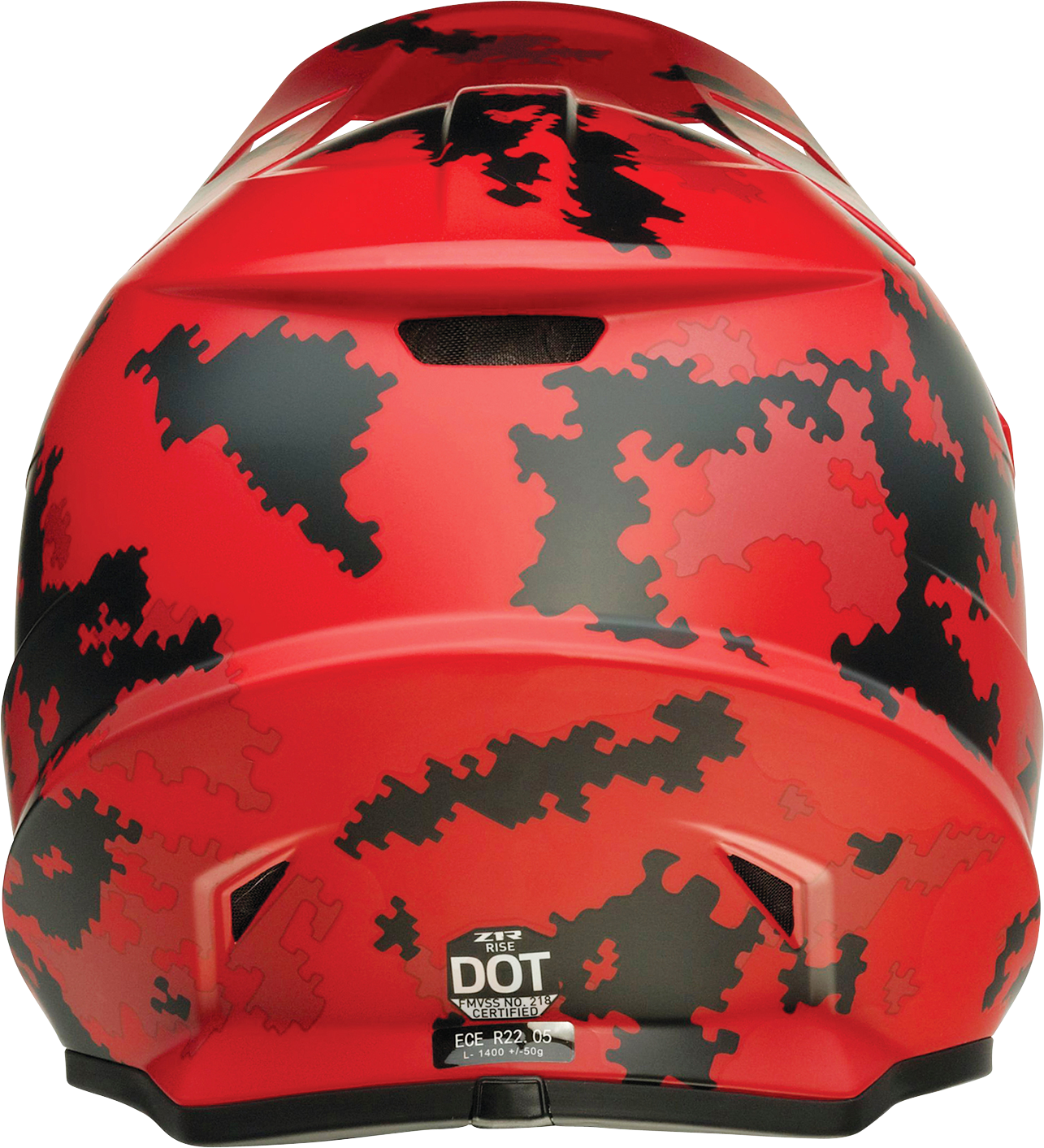 Z1R Rise Helmet - Digi Camo - Red - Small 0110-7281