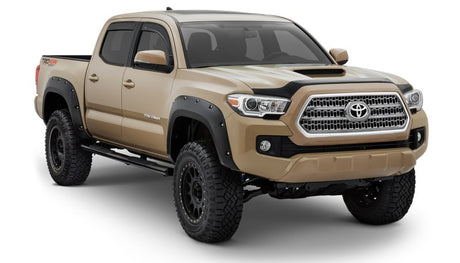 Bushwacker 16-18 Toyota Tacoma Pocket Style Flares 4pc 60.5/73.7in Bed - Black 30922-02
