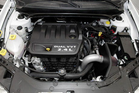 K&N 69 Series Typhoon Performance 13 Chrysler/Dodge 200/Avenger 2.4L Silver Cold Air Intake Kit 69-2549TS
