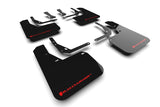 Rally Armor 2024 Hyundai Kona N Line Black UR Mud Flap - Red Logo MF103-UR-BLK-RD
