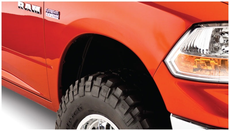 Bushwacker 10-18 Ram 1500 Fleetside Extend-A-Fender Style Flares 4pc 67.4/76.3/96.3in Bed - Black 50914-02