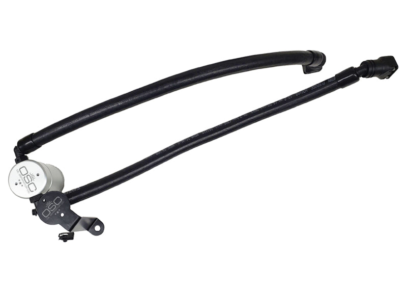 J&L 2020-2023 Ford Explorer 3.0L EcoBoost Oil Separator 3.0 Passenger Side - Clear Anodized 3052P-C