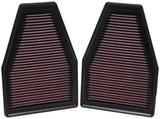 K&N Replacement Air Filter 12-13 Porsche 911 3.4L / 12 911 3.8L / 13 911 3.6L / 13 911 Carrera 3.8L 33-2484