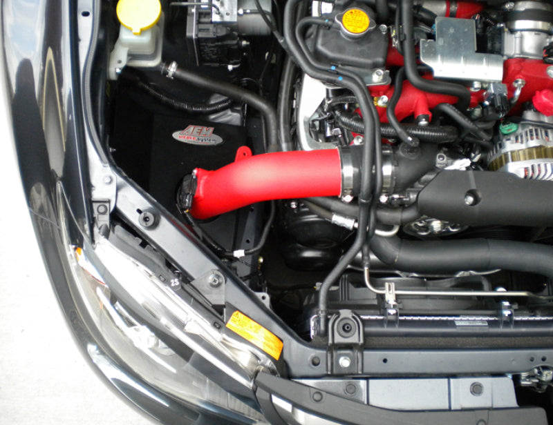 AEM 08-11 WRX/STi Wrinkle Red Cold Air Intake 21-478WR