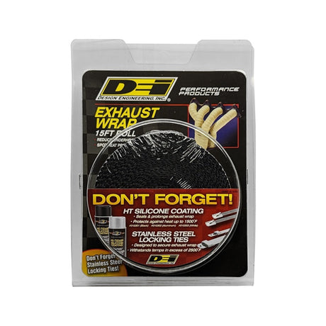DEI Exhaust Wrap 2in x 15ft - Black 10121
