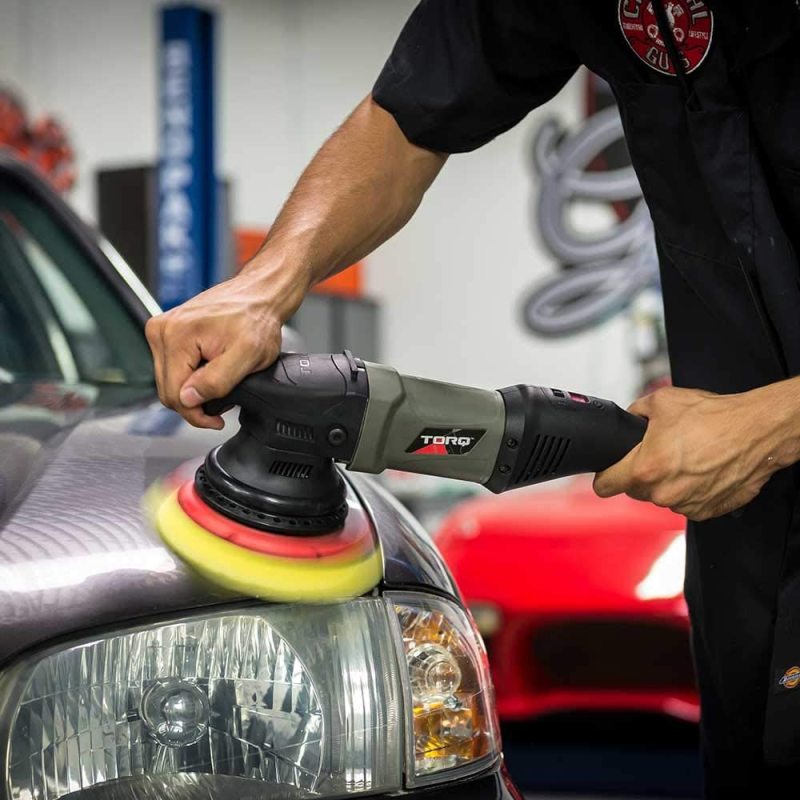 Chemical Guys Hex-Logic Quantum Heavy Cutting Pad - Yellow - 5.5in BUFX111HEX5