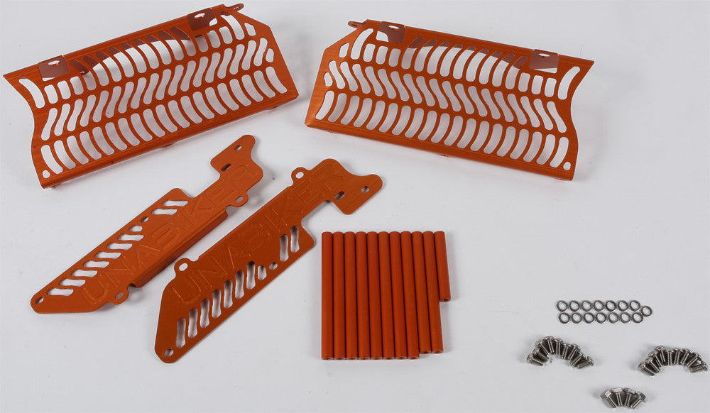 UNABIKER Radiator Guard (Orange) 13KTM2STK-O