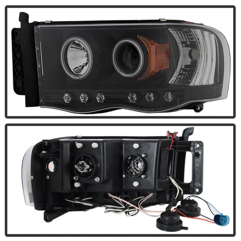 Spyder Dodge Ram 1500 02-05 03-05 Projector Headlights CCFL Halo LED Blk PRO-YD-DR02-CCFL-BK 5009951