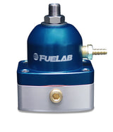 Fuelab 535 EFI Adjustable Mini FPR 25-90 PSI (2) -6AN In (1) -6AN Return - Blue 53501-3