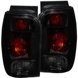ANZO 1998-2001 Ford Explorer Taillights Dark Smoke 221186