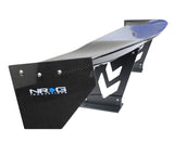 NRG Carbon Fiber Spoiler - Universal (59in.) NRG Logo Large End Plates CARB-A590NRG