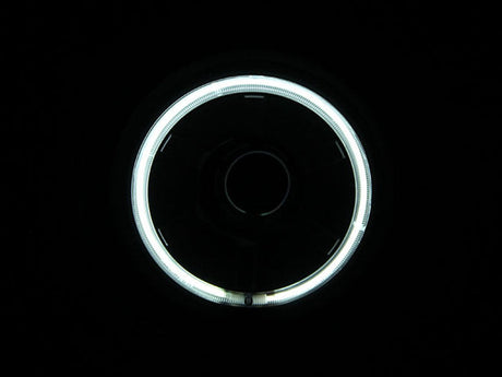 ANZO 2007-2013 Toyota Fj Cruiser Projector Headlights w/ Halo Black 111116