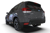 Rally Armor 2022 Subaru Forester (Incl. Wilderness) UR Black Mud Flap w/ Wild Orange Logo MF82-UR-BLK/WOR