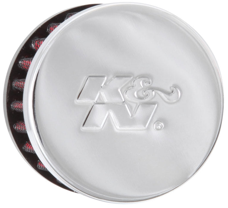 K&N 0.625 inch ID 2 inch OD 1.5 inch H Clamp On Crankcase Vent Filter 62-1340