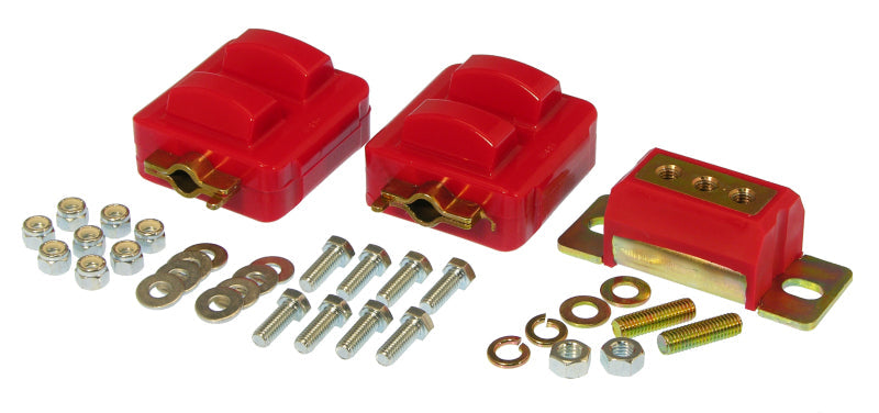 Prothane GM Motor & Trans Mount Kit - Red 7-1908