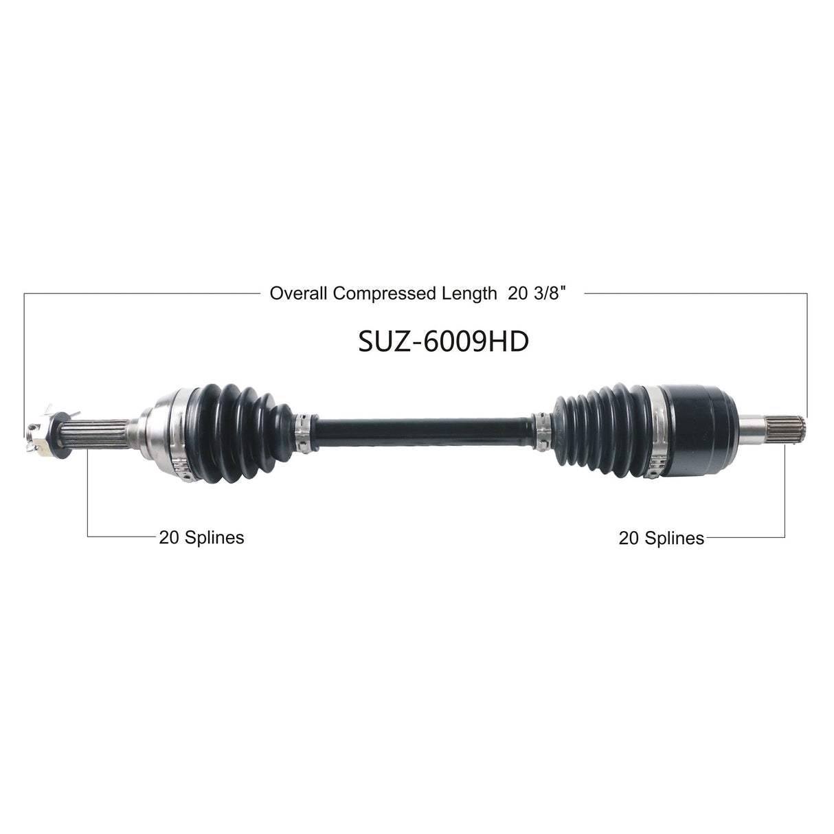 OPEN TRAILHd 2.0 Axle Front RightSUZ-6009HD