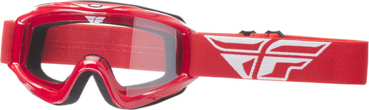 FLY RACING 2018 Focus Goggle Red W/Clear Lens 37-4002