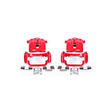 Power Stop 04-05 Cadillac DeVille Rear Red Calipers w/Brackets - Pair S4854