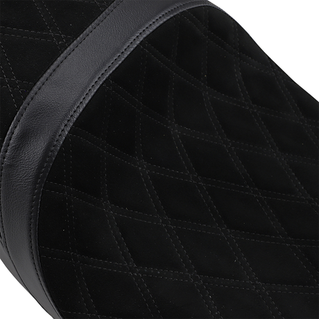 DRAG SPECIALTIES Low Touring Seat - Diamond - Yaffe Tanks - FL '08-'22 0801-1070