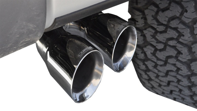 Corsa 11-13 Ford F-150 Raptor 6.2L V8 133in Wheelbase Polished Xtreme Cat-Back Exhaust 14759