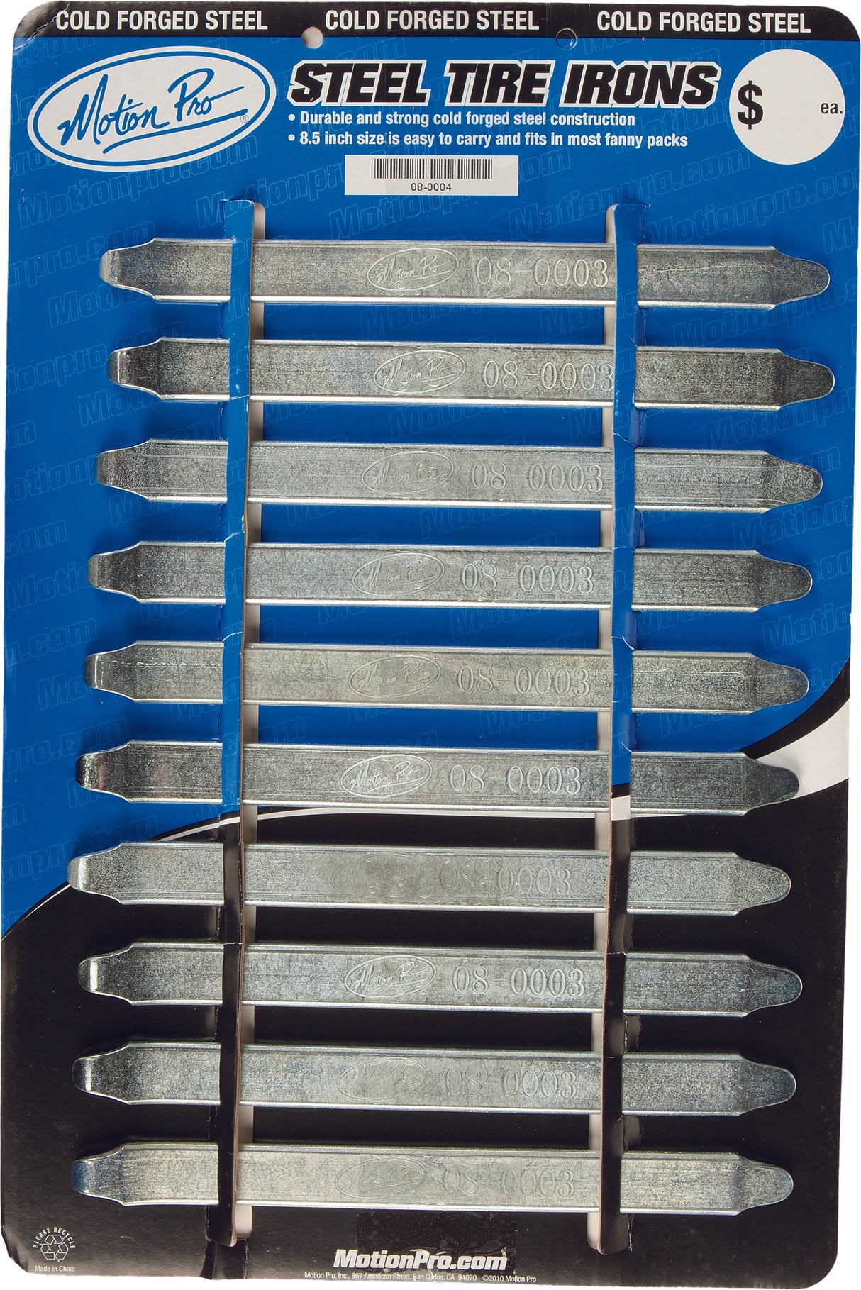 MOTION PROTire Irons 8.5" 10/Cd08-2004